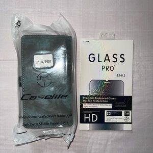 CaseMe 3-in-1 Luxury Business Magnetic Flip Leather Phone Case For iPhone 13 Pro